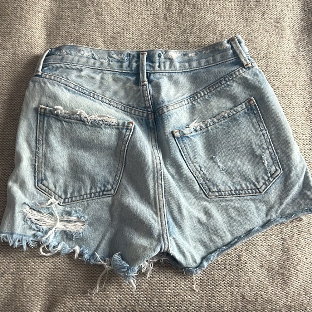 Agolde Jaden High Rise Shorts - Picture 4 of 5